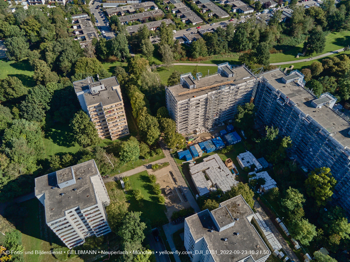 23.09.2022 - Sanierung am Karl-MArx-Ring 11-21 in Neuperlach